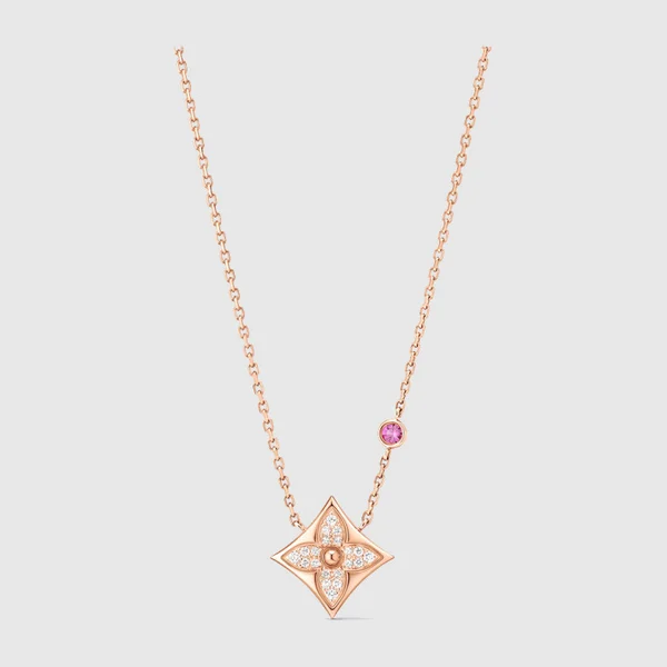 루이비통 COLOR BLOSSOM BB STAR 18K 다이아몬드 목걸이 Q03274 - 허시백